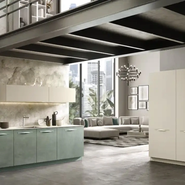 Cucina Moderna lineare Moon 04 di Moretti Cucine
