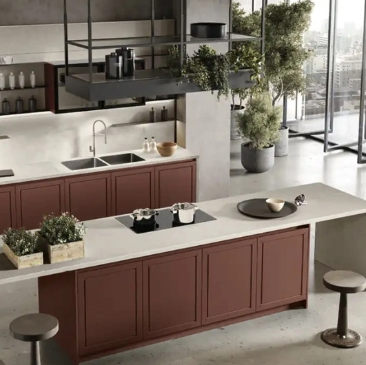 Cucina Moderna con isola Myriad 02 di Moretti Cucine