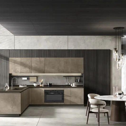 Cucina Moderna con penisola Venere 01 di Moretti Cucine