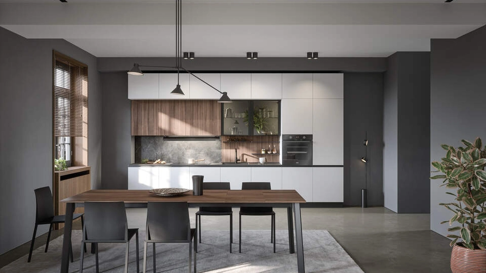 Cucina Moderna lineare Zoe Composizione 01 di Prima Cucine