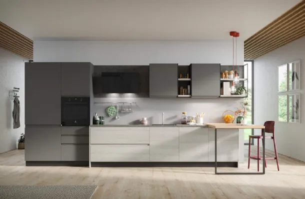 Cucina Moderna lineare Up Design 03 di Ar-Tre