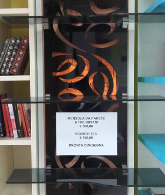 Mensola Vetro Fumé - Arredamenti Saija - Messina